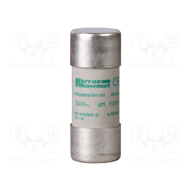 SCHNEIDER ELECTRIC Fuse: fuse; 22x58mm; ceramic