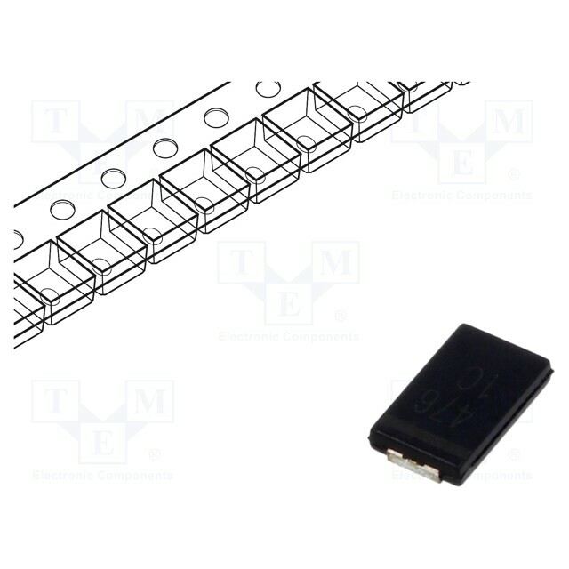 MURATA Capacitor: hybrid; 47uF; 16VDC; 1