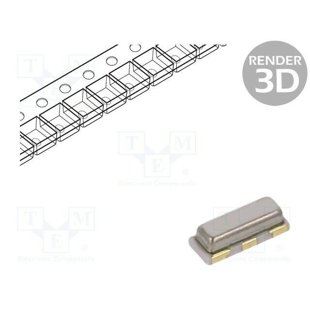 MURATA Resonator; 15pF; SMD; ESR: 40Ω
