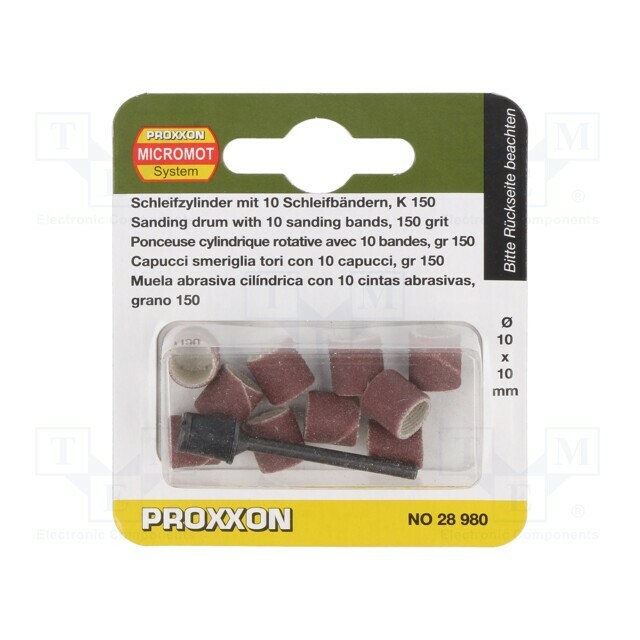 PROXXON Grinding pin; corundum; Granularity: 150