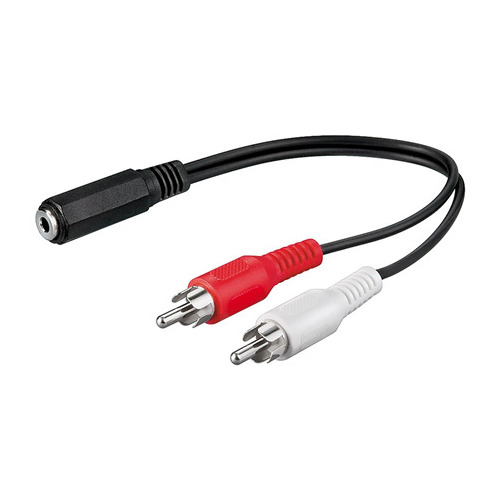 GOOBAY Vads 2xRCA 3.5mm  0