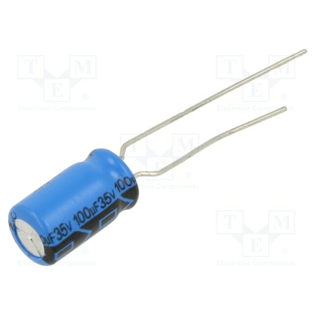 VISHAY Capacitor: electrolytic; THT; 100uF; 35VDC