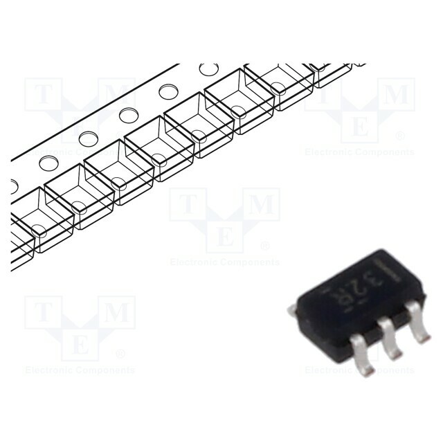 TEXAS INSTRUMENTS IC: analog switch; demultiplexer