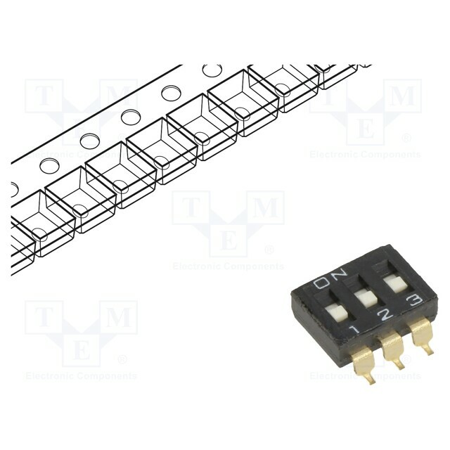 OMRON Electronic Components Switch: DIP-SWITCH; Poles