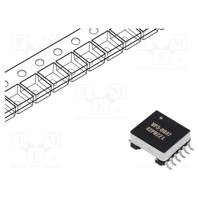 EATON ELECTRONICS Transformer: impulse; -40÷125°C; 3