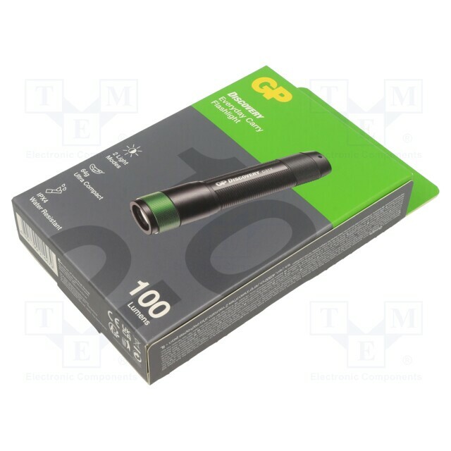GP Torch: LED; IPX4; 30lm,100lm