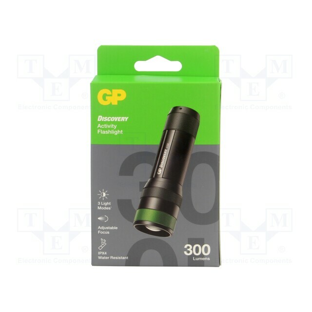 GP Torch: LED; IPX4; 80lm,300lm