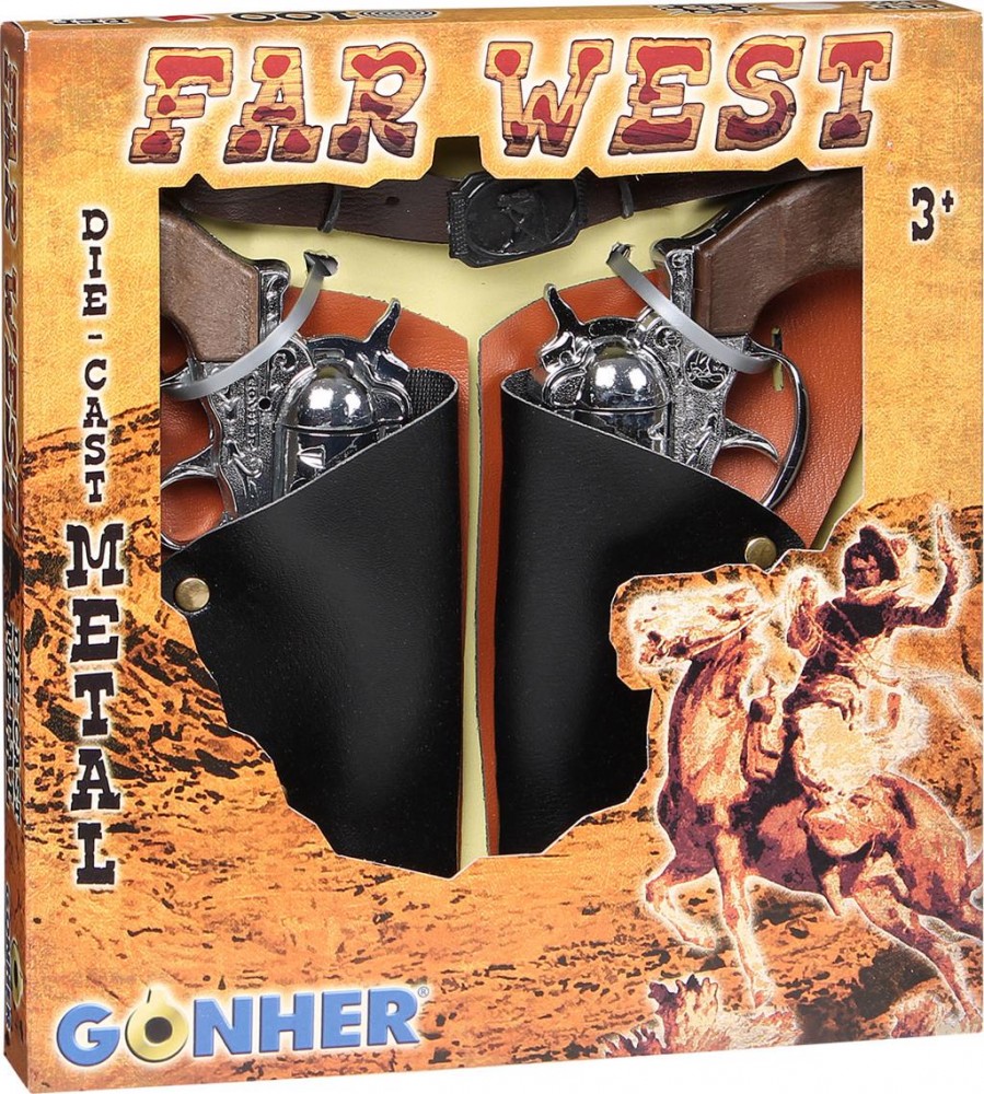 Pulio Cowboy set - 2 revolvers