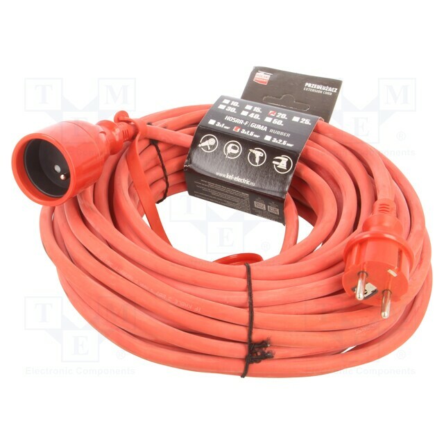 KEL Extension lead; H05RR-F; 3G1.5mm2