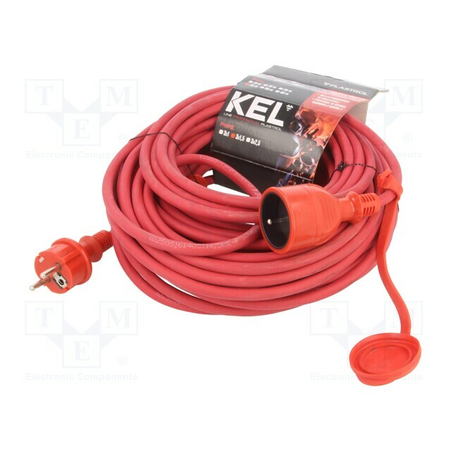 KEL Extension lead; H05RR-F; 3G1.5mm2