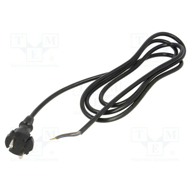 PLASTROL Cable; H05BQ-F; 2x1mm2; CEE 7/17