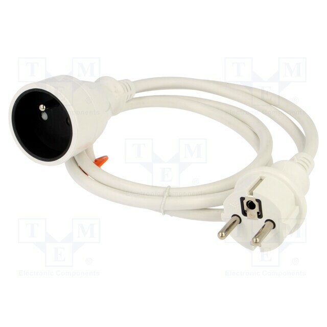 PLASTROL Extension lead; H03VV-F; 3G1.5mm2