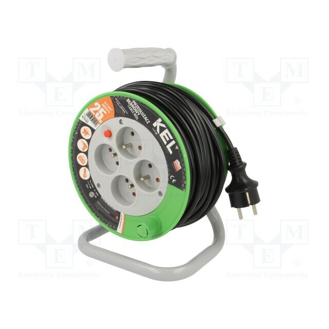 KEL Extension lead; H05VV-F; 3G1mm2; 25m