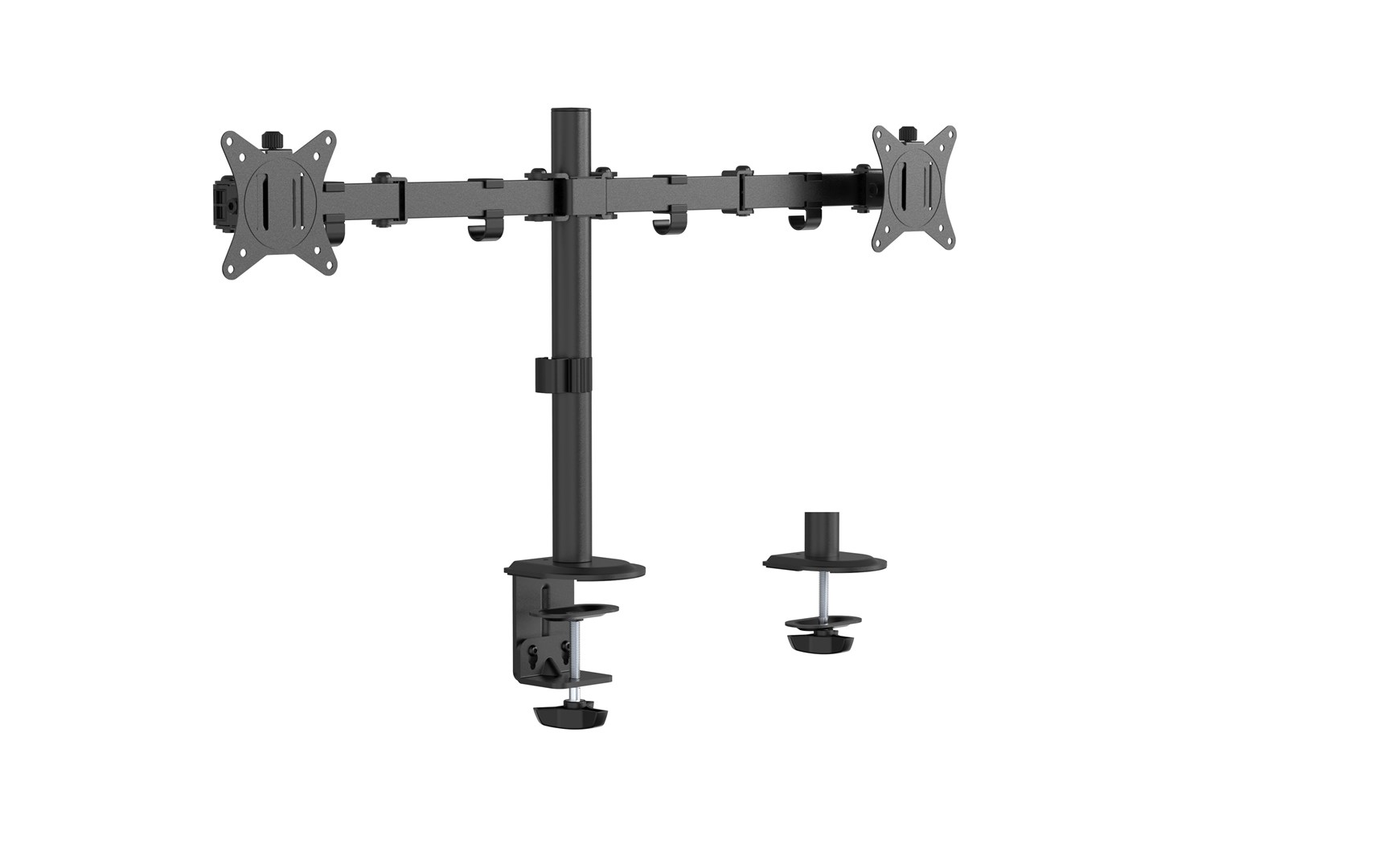 Monitora stiprinājums Gembird Adjustable Desk 2-display