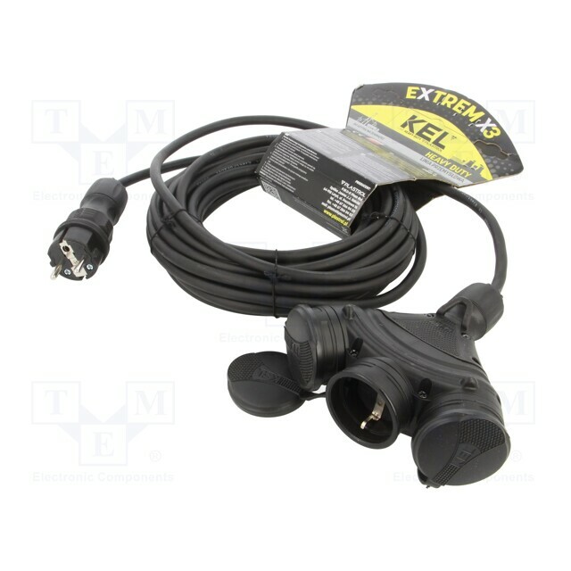 KEL Extension lead; H05RR-F; 3G1.5mm2