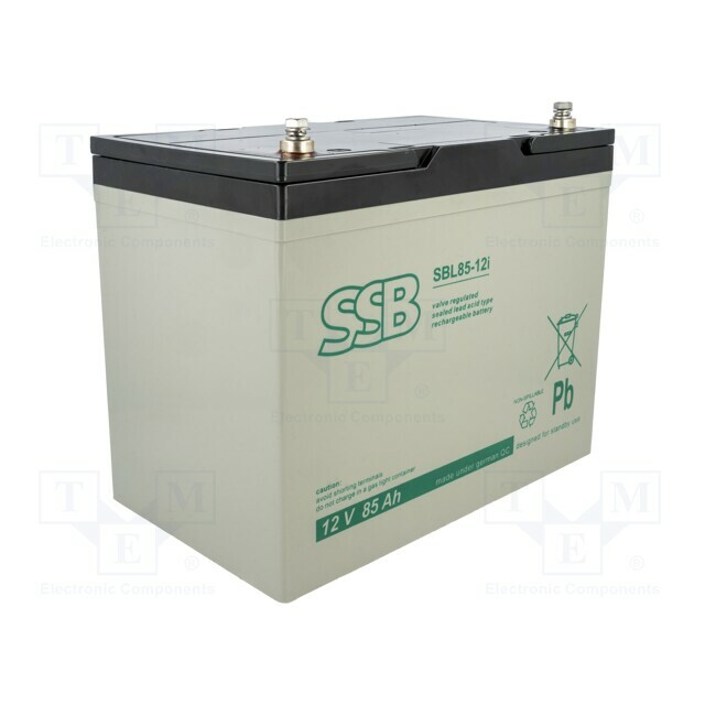 SSB Re-battery: acid-lead; 12V; 85Ah; AGM