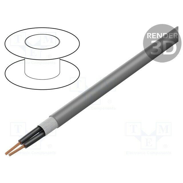 LAPP Wire: control cable; 2x1mm2; PUR
