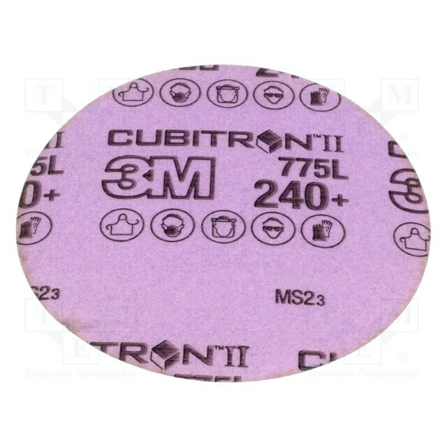 Sanding plate; 125mm; Granularity: 240; w/o