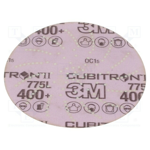 Sanding plate; 125mm; Granularity: 400; with