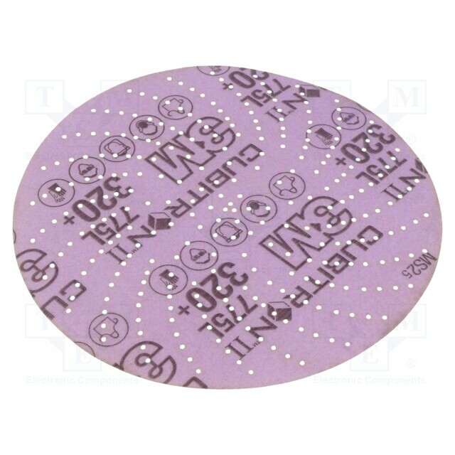 Sanding plate; 150mm; Granularity: 320; with