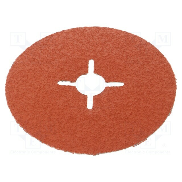 Sanding plate; 125mm; fiber; Granularity: 60
