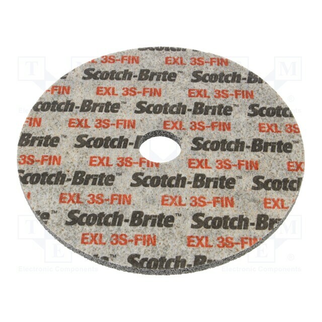 HURAGAN Grinding pin; fleece; Dim: Ø150x6mm