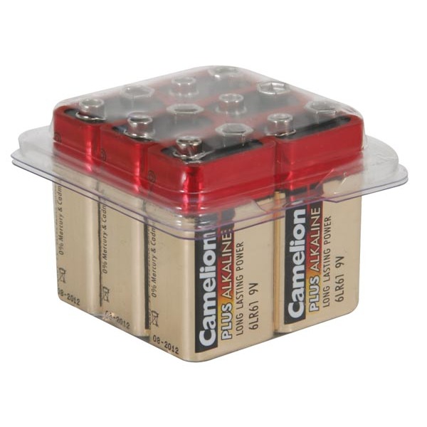 ALKALINE E-BLOCK 9V-500mAh (6 pcs/box) |