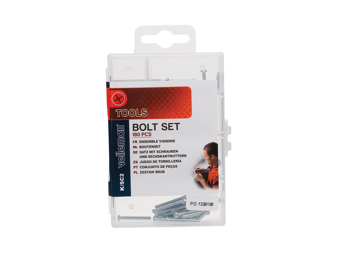 BOLT SET 180PCS (PHILIPS SCREWS &