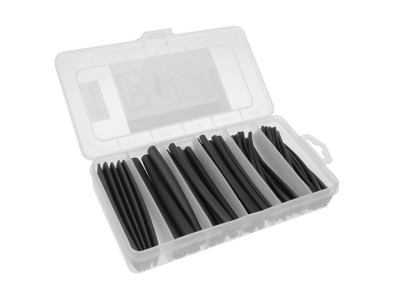 Heat-shrinkable tube kit - black with