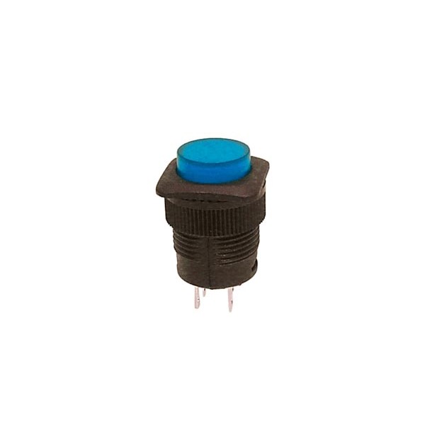 PUSH-BUTTON SWITCH OFF-(ON) WITH BLUE LED