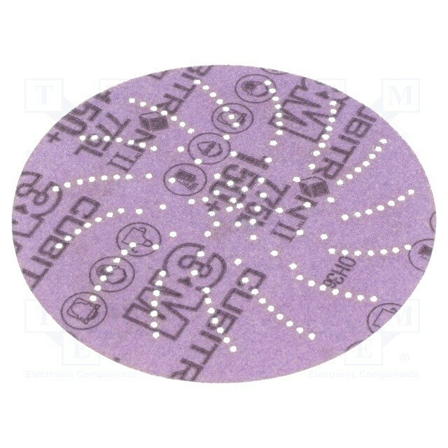 Sanding plate; 125mm; Granularity: 150; with