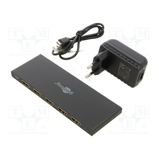 GOOBAY Splitter; HDMI 2.0; Input: