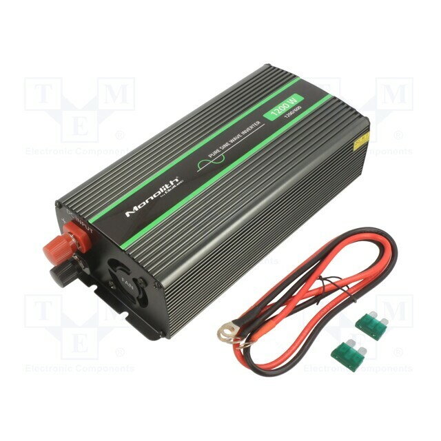 Converter: DC/AC; 600W; Uout: 230VAC; 24VDC