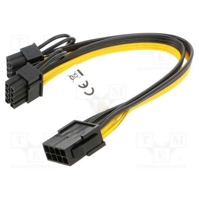 GOOBAY Cable: mains; PCIe 8pin male