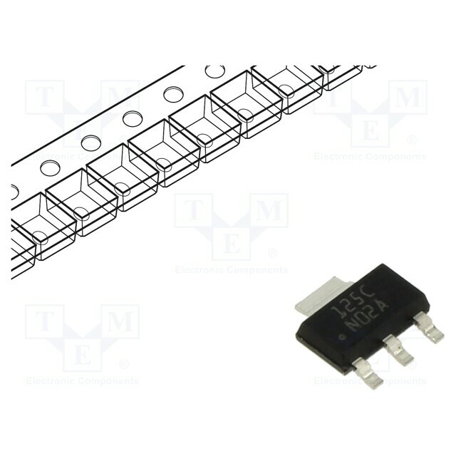 TEXAS INSTRUMENTS IC: voltage regulator; linear
