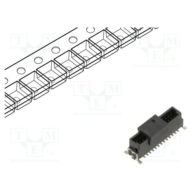 HARWIN Connector: PCB to PCB; male