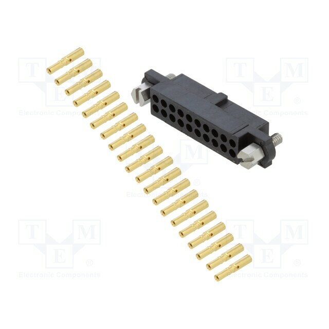HARWIN Connector: wire-wire/PCB; plug; female; PIN: