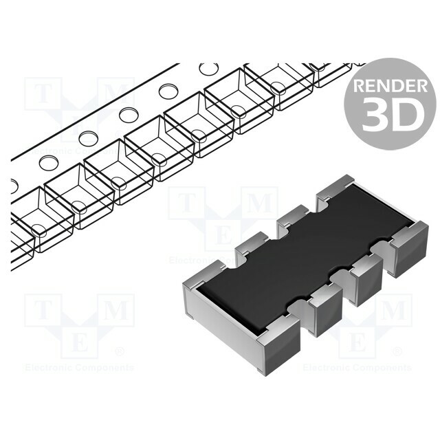 BOURNS Resistor network: Y; 33Ω; ±5%