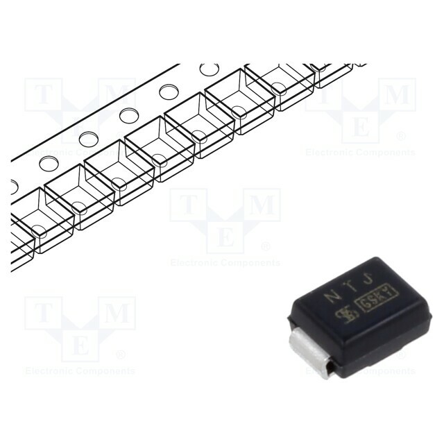 TAIWAN SEMICONDUCTOR Diode: TVS; 600W; 200V