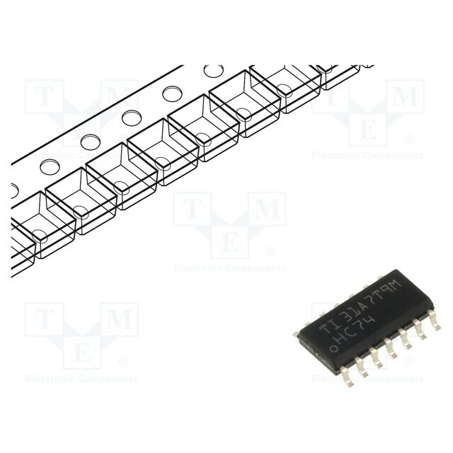 TEXAS INSTRUMENTS IC: digital; presettable,D