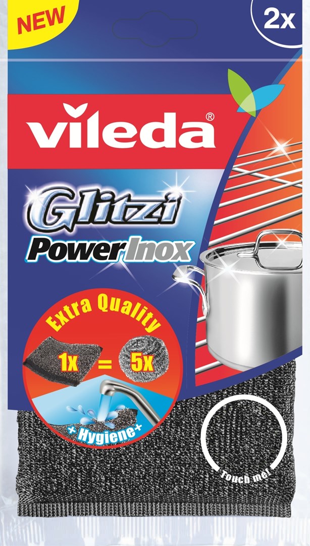 Sponge Vileda Glitzi Power Inox 2
