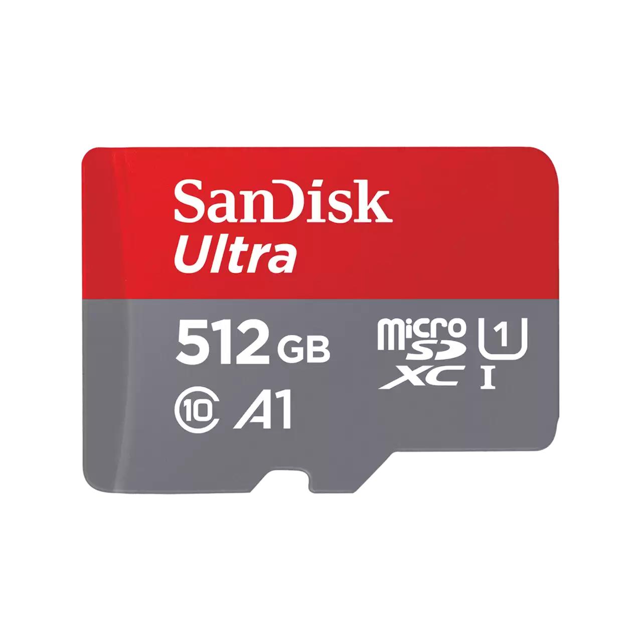 Atmiņas kartes Sandisk Ultra microSDXC 512GB