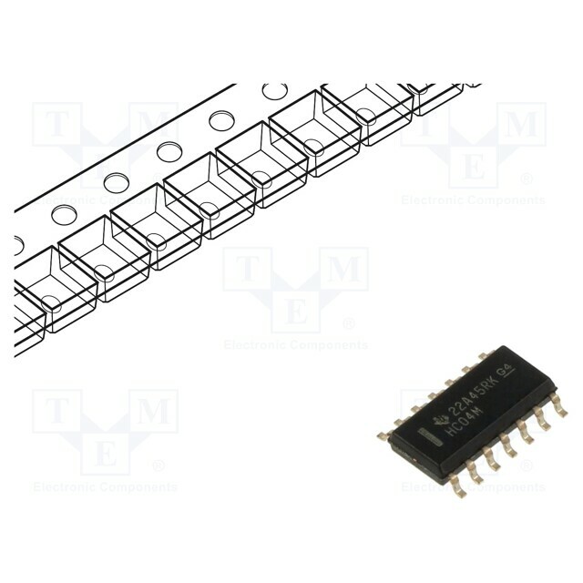 TEXAS INSTRUMENTS IC: digital; NOT; Ch: