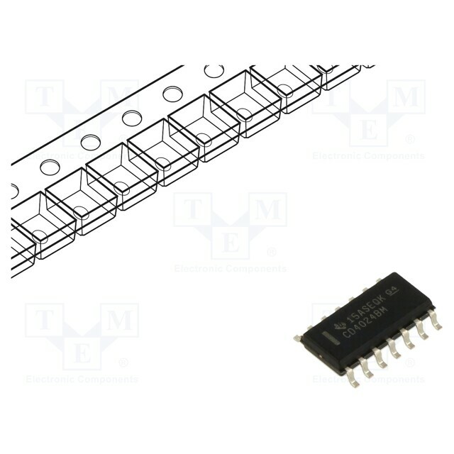 TEXAS INSTRUMENTS IC: digital; divider,counter