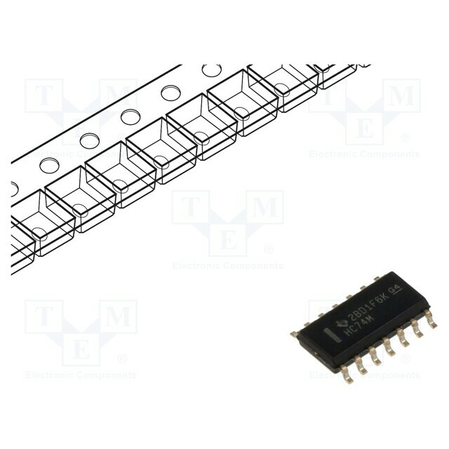 TEXAS INSTRUMENTS IC: digital; D flip-flop