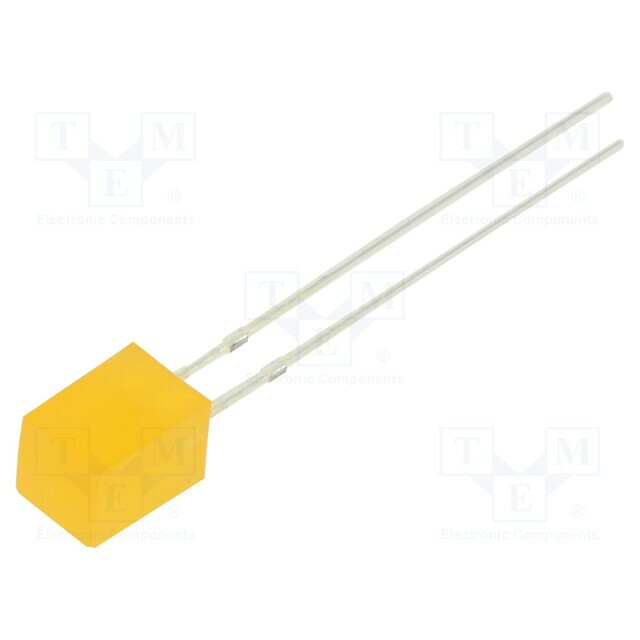 OPTOSUPPLY LED; orange; rectangular; 5x5x7mm; 150÷220mcd