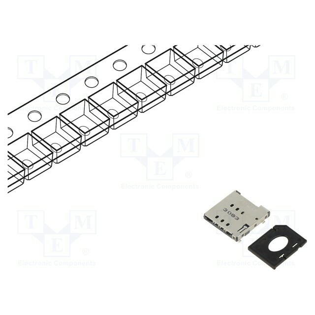 ATTEND Connector: for cards; Nano SIM