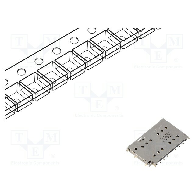 ATTEND Connector: for cards; Nano SIM