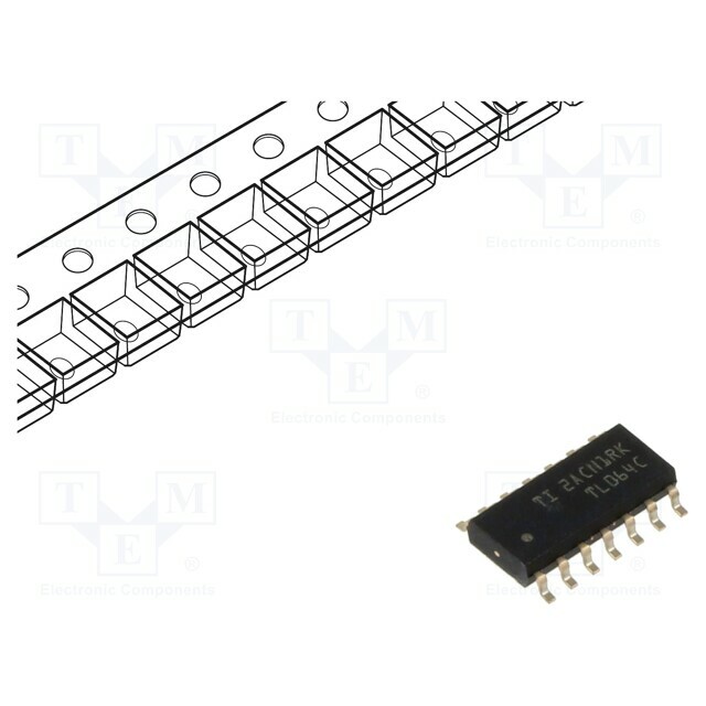TEXAS INSTRUMENTS IC: operational amplifier; 1MHz