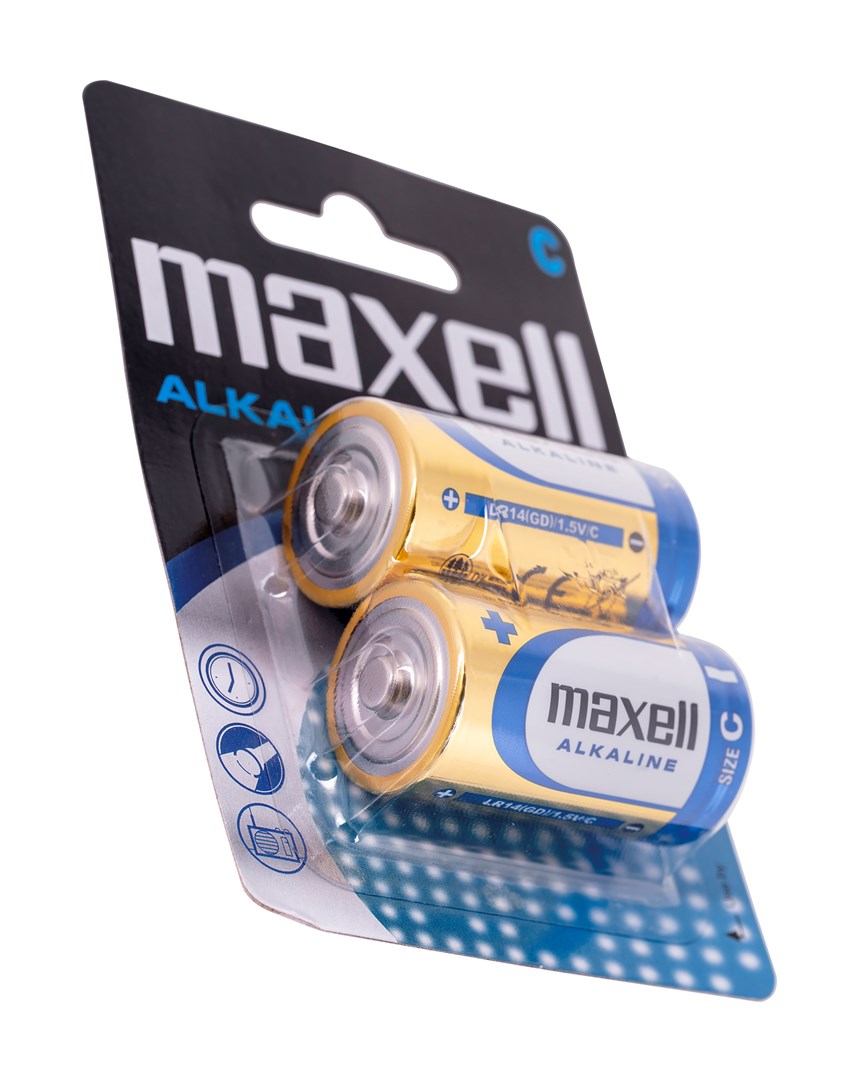 MAXELL battery alkaline LR14, 2 pcs